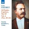 Sauret - 24 Etudes-Caprices Vol.4 (Nos. 20-24)