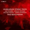 Hungarian String Trios: L & L Weiner, Kodaly, Dohnanyi