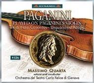 Paganini played on Paganini�s Violin: 6 Violin Concertos, Unpublished Adagio