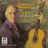 Celedonio Romero plays J S Bach & Sanz