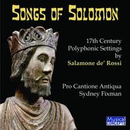 Songs of Solomon: 17th Century Polyphonic Settings by Salamone de� Rossi