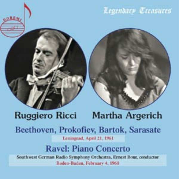 Legendary Treasures: Ruggiero Ricci and Martha Argerich