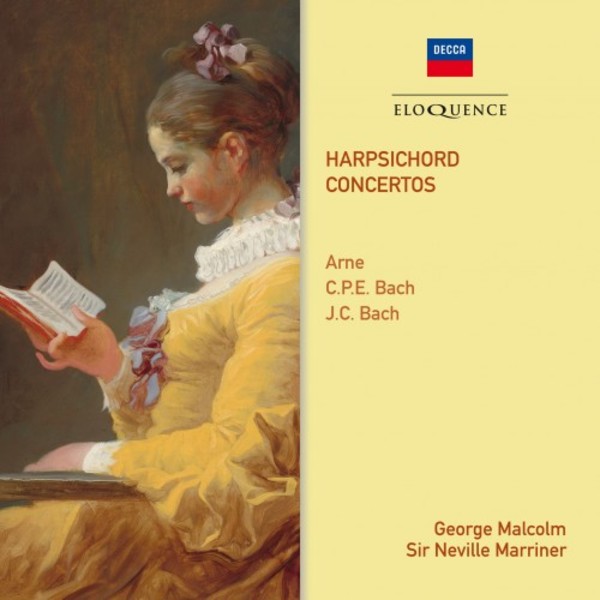 Arne, CPE Bach, JC Bach - Harpsichord Concertos