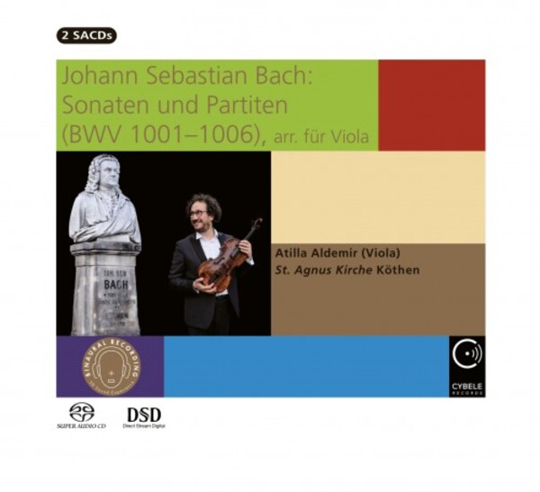 JS Bach - Sonatas & Partitas BWV1001�1006 (arr. for viola) | Cybele CYBELE2SACD231903
