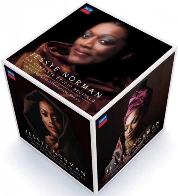 Jessye Norman: The Complete Studio Recitals on Decca, DG & Philips (CD + DVD) | Decca 4851014