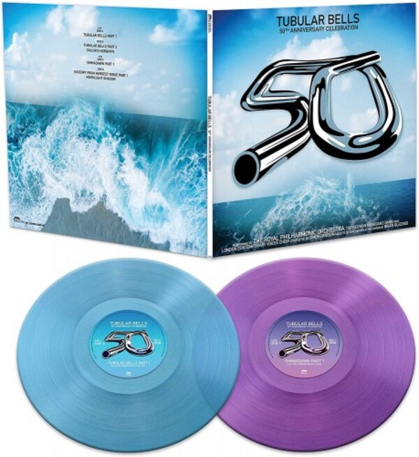 Oldfield - Tubular Bells: 50th Anniversary Celebration (Blue & Purple Vinyl LP) | Cleopatra Records CLOLP3402