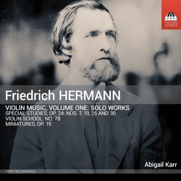 Friedrich Hermann - Violin Music Vol.1: Solo Works | Toccata Classics TOCC0738