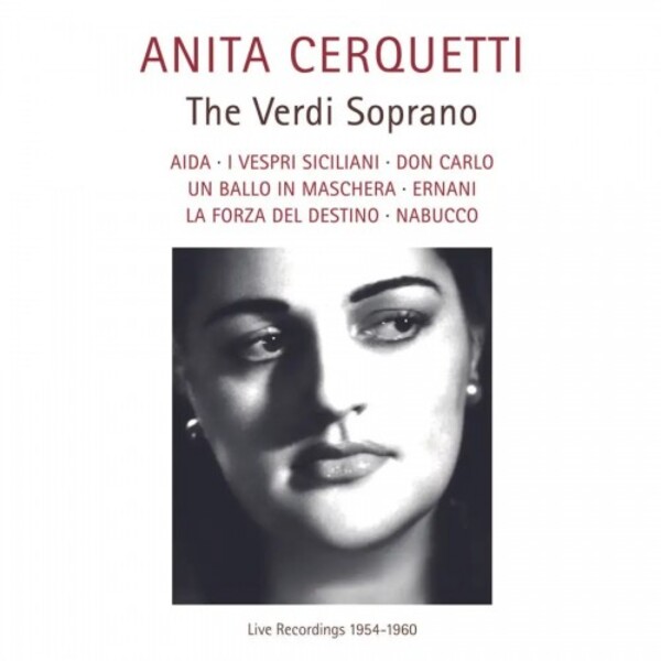 Anita Cerquetti: The Verdi Soprano | Pan Classics PC10464
