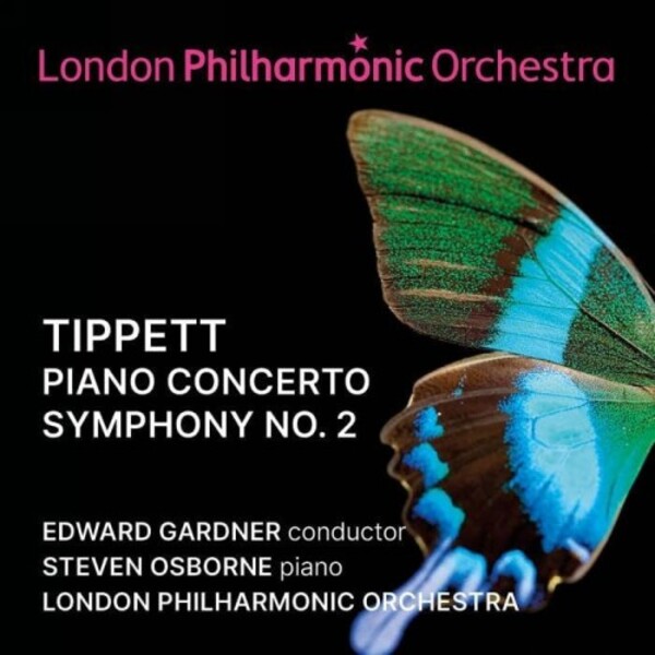 Tippett - Piano Concerto, Symphony no.2 | LPO LPO-0129