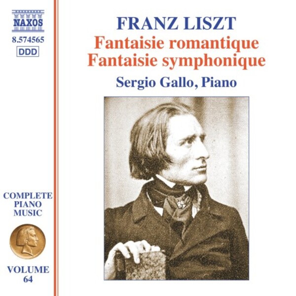 Liszt - Complete Piano Music Vol.64: Fantaisie romantique, Fantaisie symphonique