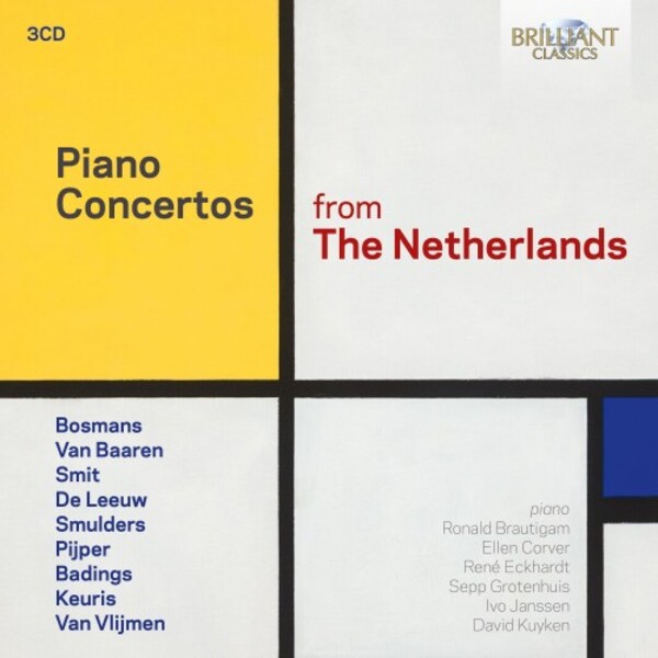 Piano Concertos from the Netherlands | Brilliant Classics 97000