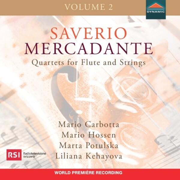 Mercadante - Flute Quartets Vol.2 | Dynamic CDS8061