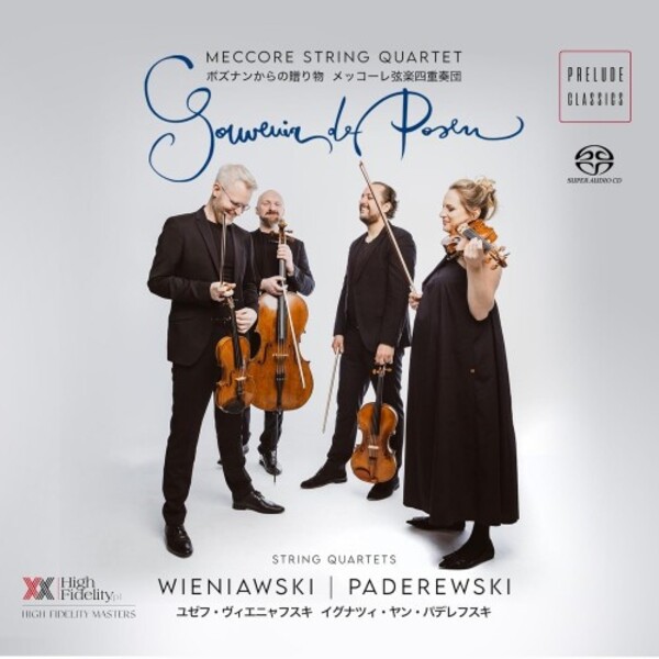 J Wieniawski, Paderewski - Souvenir de Posen: String Quartets | Prelude Records PCL2400800